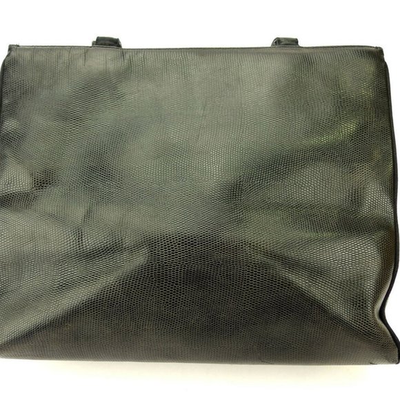 Authentic Salvatore Ferragamo Tote Bag Vala Embossed Leather - Picture 6 of 6